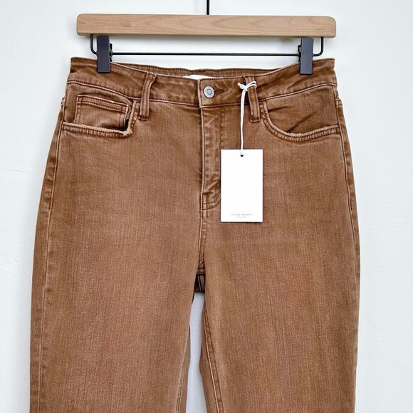Flying Monkey Slim Straight Stretch Toffee Denim Jeans NWT - Picture 6 of 10